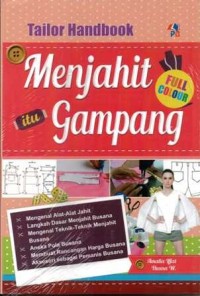 Image of Tailor Handbook : Menjahit Gampang
